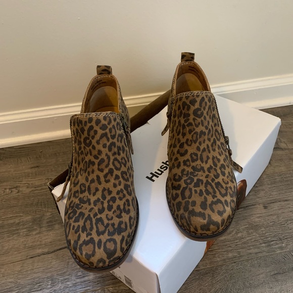 8.5 Medium Hush Puppies amazing Cayto Leopard Boots - Picture 6 of 7